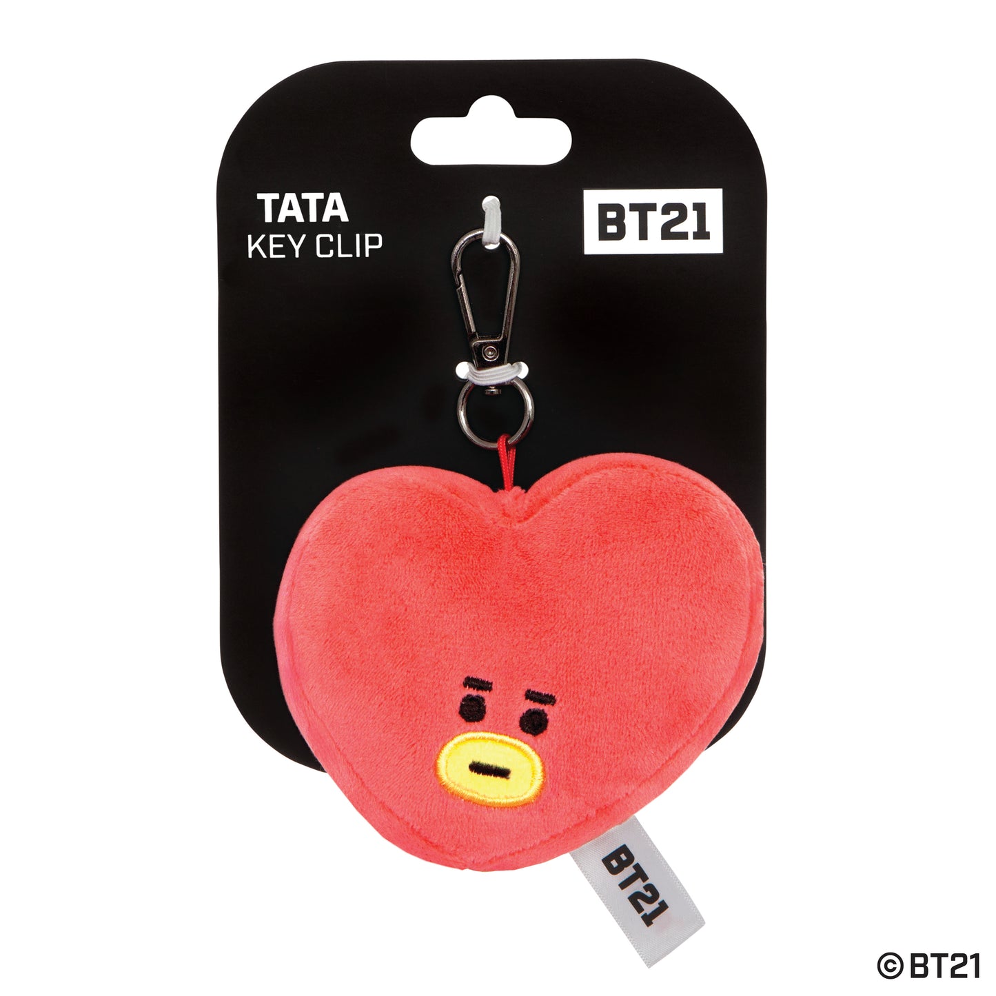 BT21 TATA Keyclip Oficial (10 cm)