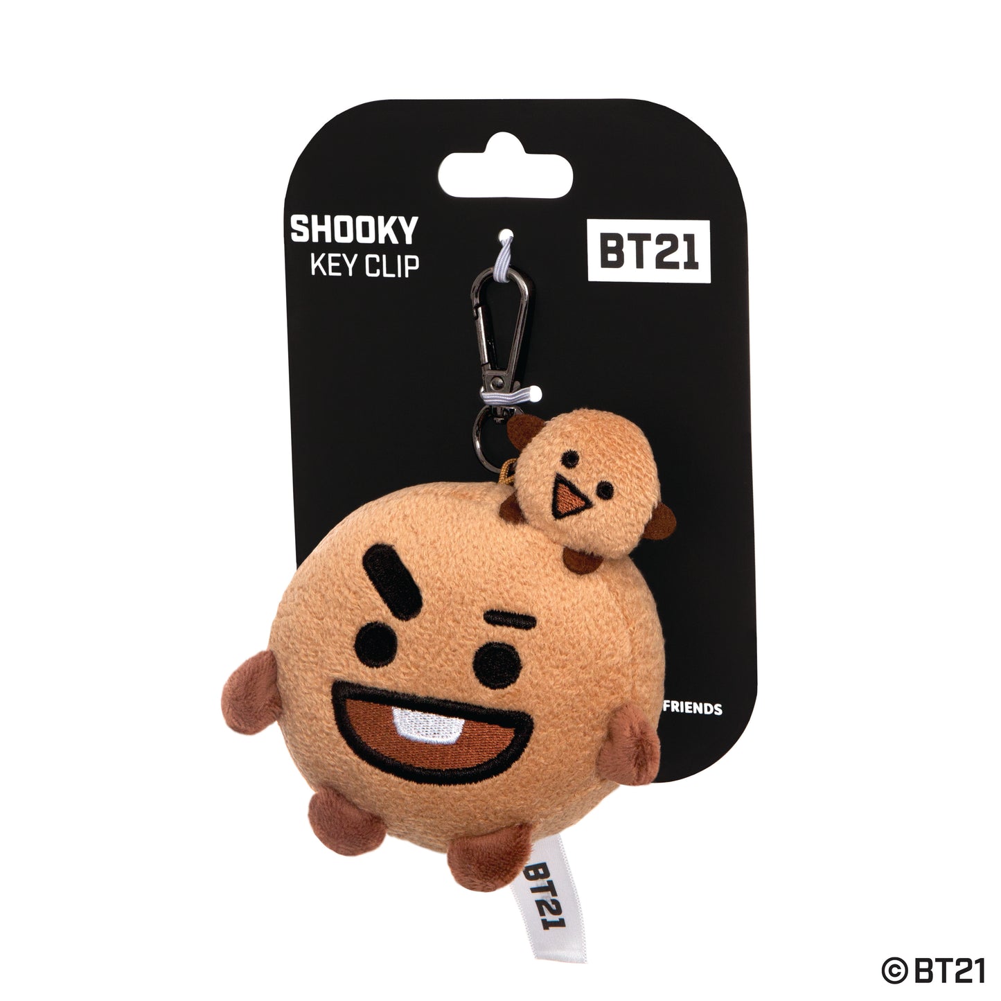 BT21 SHOOKY Keyclip Oficial (10 cm)