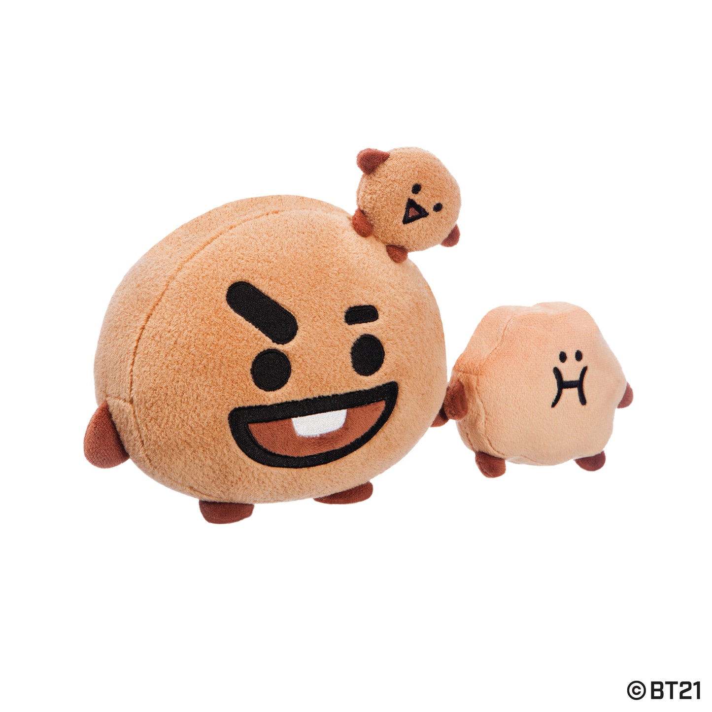 BT21 SHOOKY Plush Médio Oficial (17 cm)