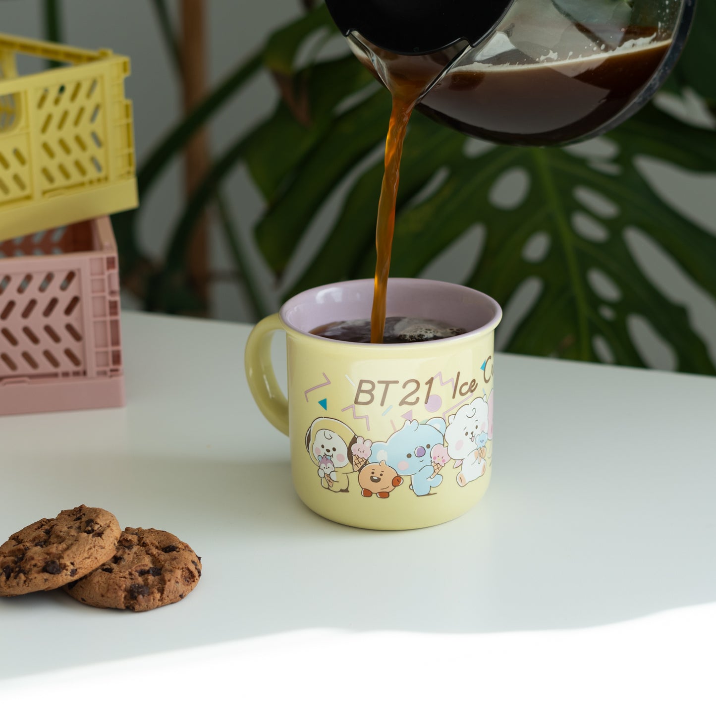 Caneca Premium BT21 Ice Cream Oficial