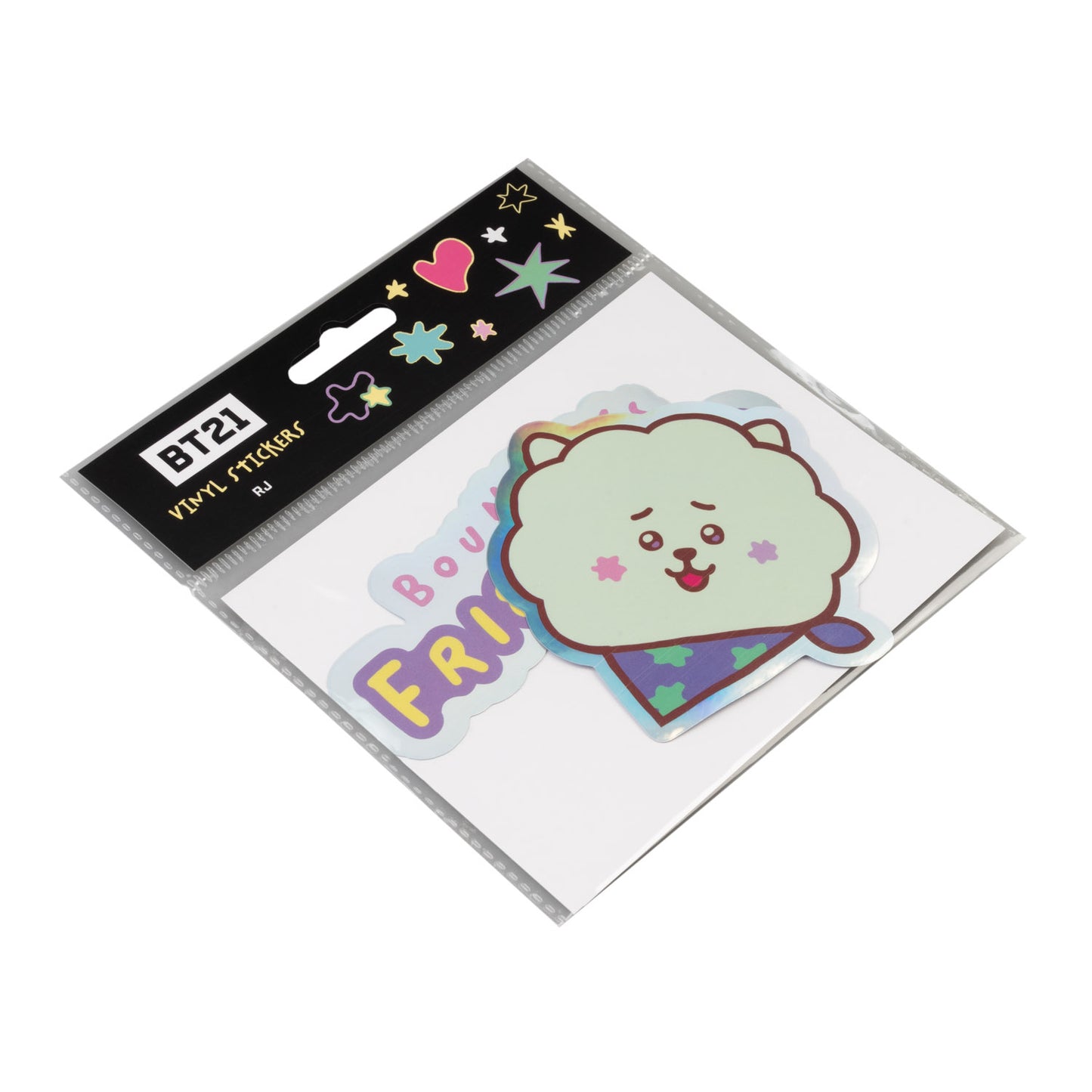 Pack 2 Autocolantes BT21 Oficial RJ – Vinil