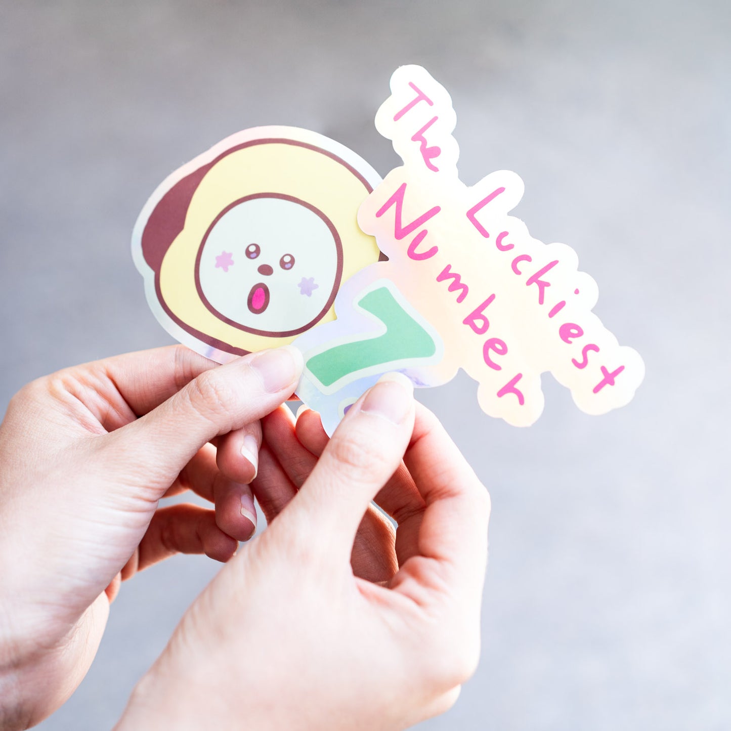 Pack 2 Autocolantes BT21 Oficial CHIMMY – Vinil