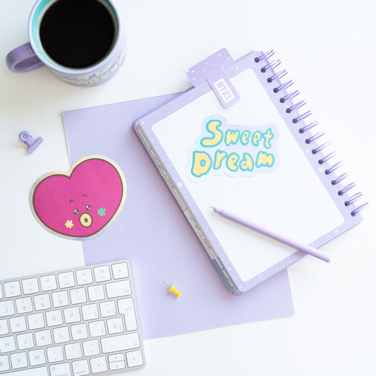 Pack 2 Autocolantes Vinil BT21 TATA Oficial