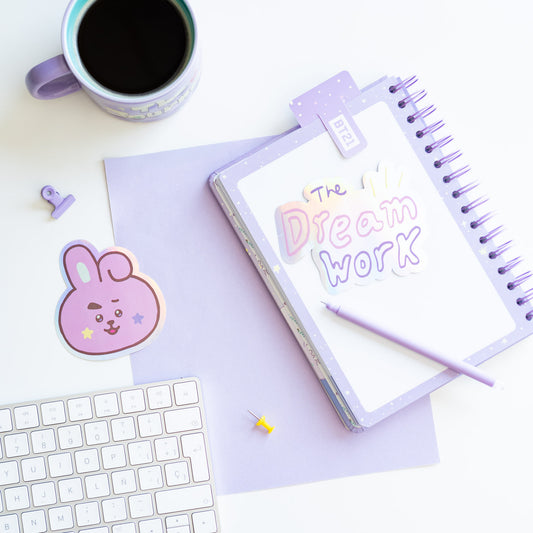 Pack 2 Autocolantes Vinil BT21 COOKY Oficial