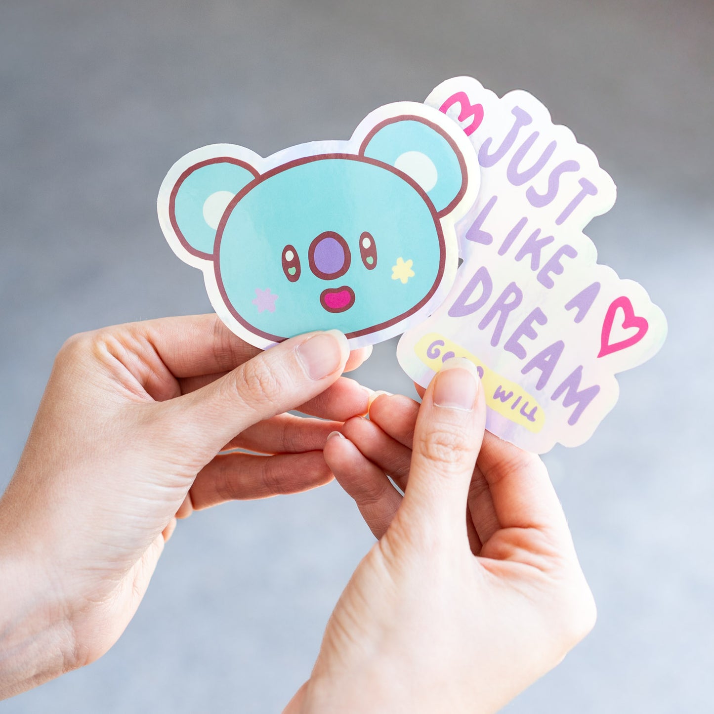 Pack 2 Autocolantes Vinil BT21 KOYA Oficial