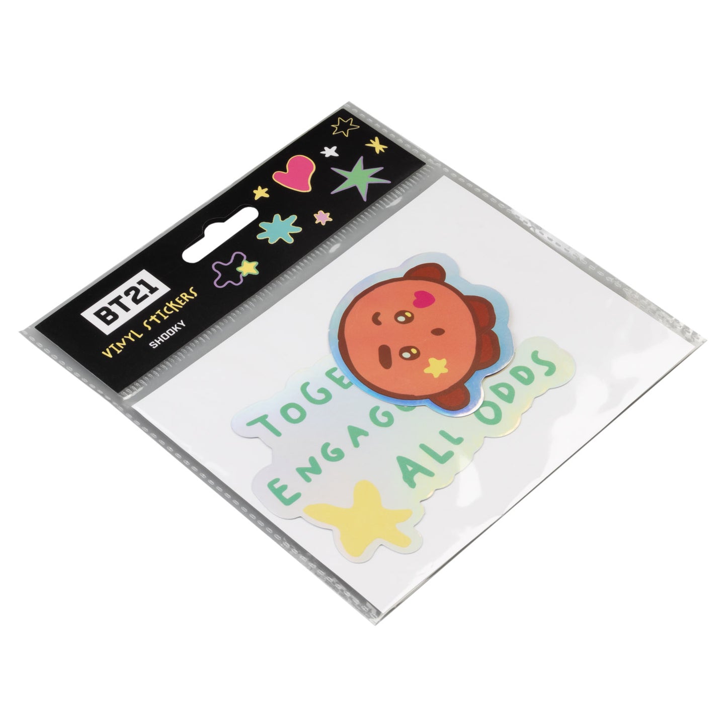 Pack 2 Autocolantes Vinil BT21 SHOOKY Oficial