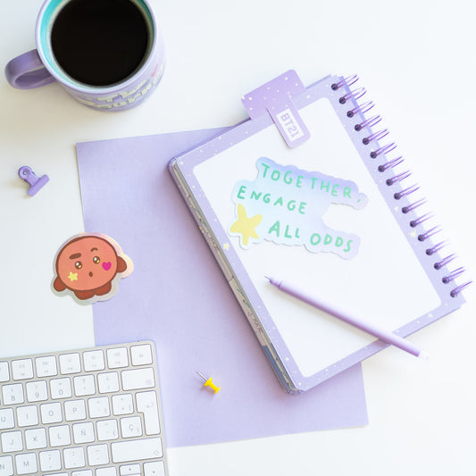 Pack 2 Autocolantes Vinil BT21 SHOOKY Oficial