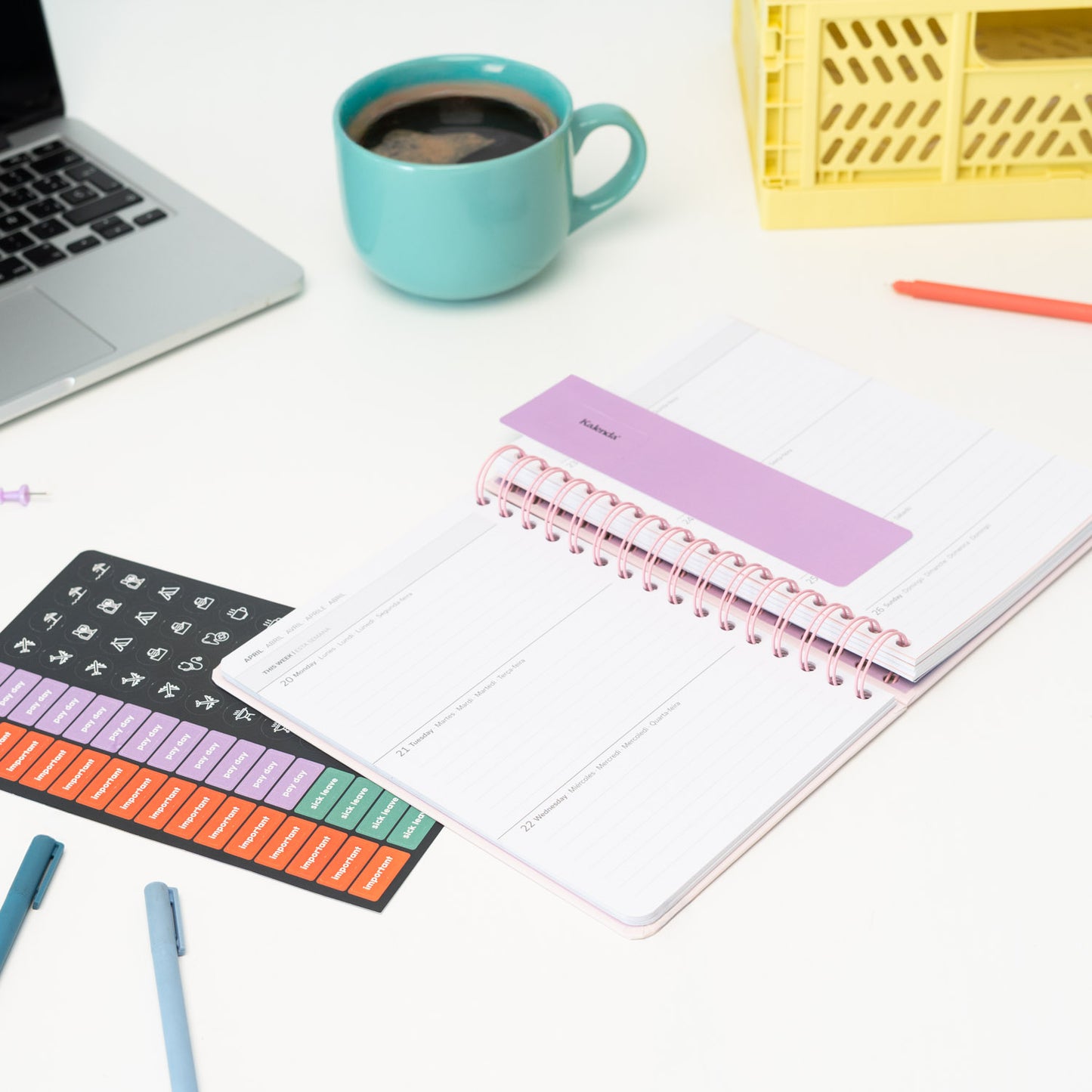 Agenda Paris 2026 Weekly Planner